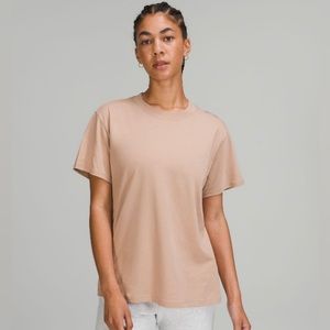 Lululemon All Yours Short Sleeve T Shirt Pink Clay